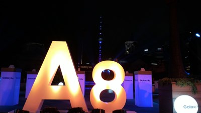 【戀之風(fēng)景】三星GALAXY A8發(fā)布會(huì)上海外灘現(xiàn)場(chǎng)隨影。