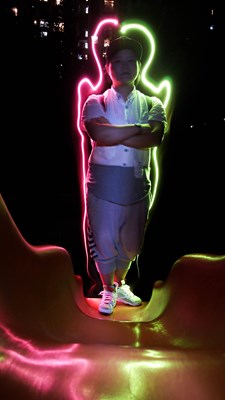 #放膽拍出靈魂對(duì)話／光繪涂鴉 #放膽來(lái)