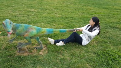 #美女與“野獸”的合影#放膽來