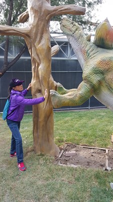 #美女與“野獸”的合影#放膽來