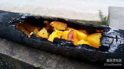 【春節(jié)曬幸?！?重慶+竹筒烤紅薯