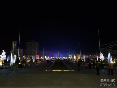 中阿之軸，寧靜的美！-----S7鏡頭下的銀川中阿之軸夜景