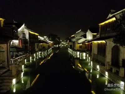 蕩口古鎮(zhèn)夜景
