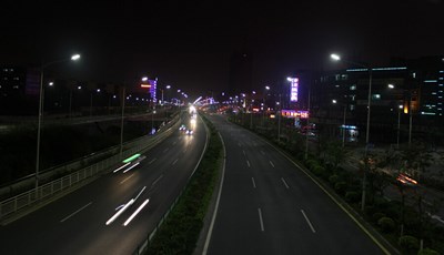 滿意的夜色