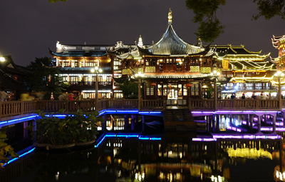 上海豫園夜景