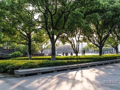 公園里
