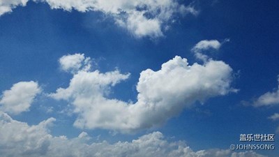S7下的藍(lán)天白云 云卷云舒 風(fēng)起云涌