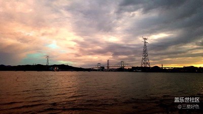 海灣夕照