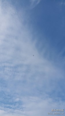 久違的蘭天白云（A9100拍攝）