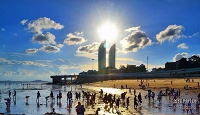 臺風來臨之前的廈大白城