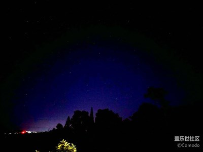 手機也能拍到夜空之星星