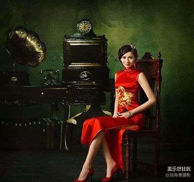 中國古典旗袍……轉(zhuǎn)