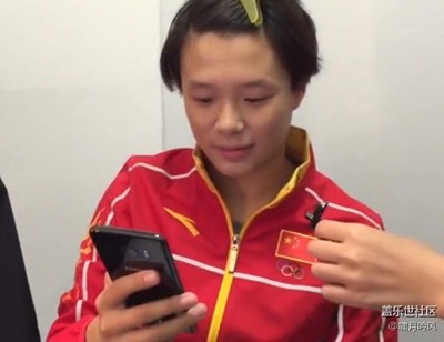 里約奧運會中國運動員使用三星手機