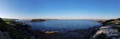悉尼郊外海灣全景