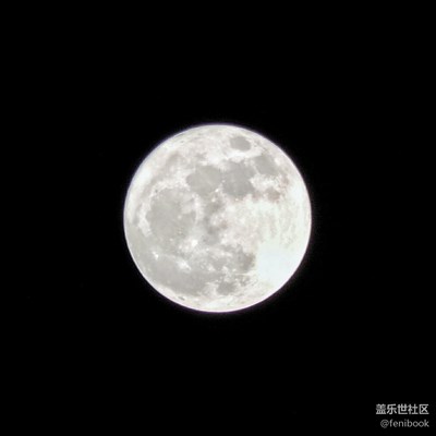 來(lái)來(lái)來(lái)，曬月亮咯，昨晚上的超級(jí)月亮