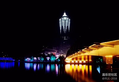 夜色如夢(mèng)，西湖文化廣場之美