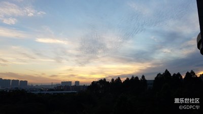 原圖就那么美，哪里還需要修。記廣州的天空