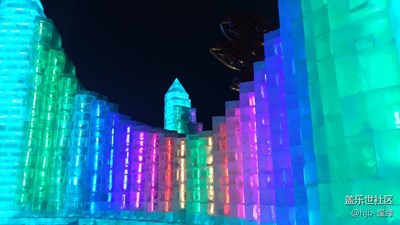 【冬天的顏色】+哈爾濱+五彩斑斕都是冰