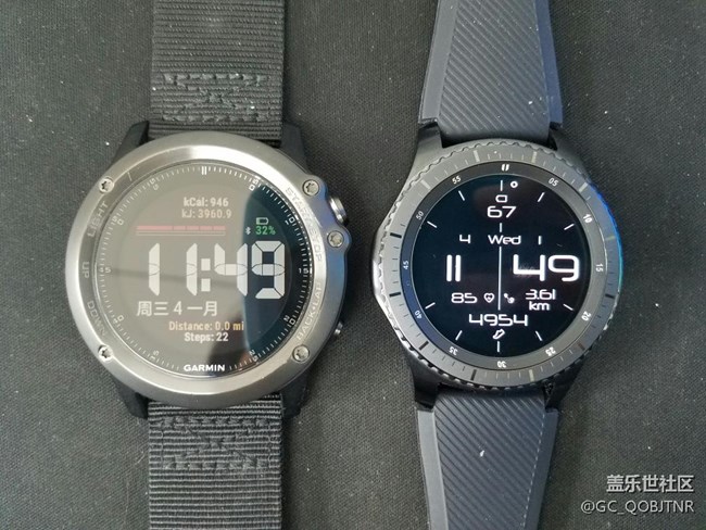 gear s3 與fenix3桌面插件對比及運動數(shù)據(jù)對比