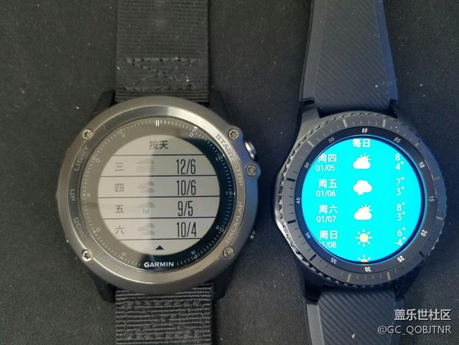 gear s3 與fenix3桌面插件對比及運動數(shù)據(jù)對比