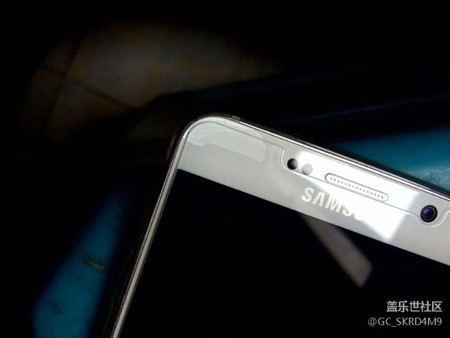 note5手機(jī)屏幕進(jìn)空氣