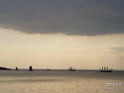 冬天太湖的景色