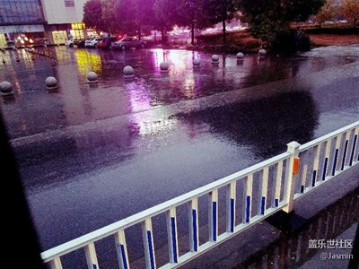 下雨了