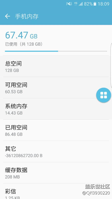 內(nèi)存其他項(xiàng)顯示負(fù)數(shù)