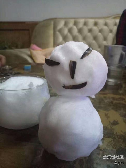 下雪了……