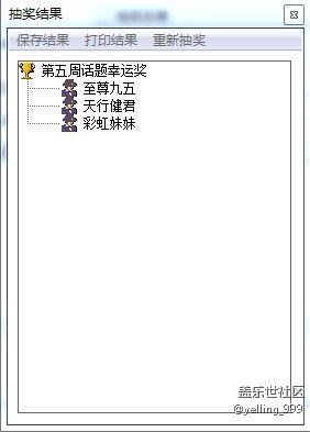 1月第四、第五周每周話題活動獲獎名單