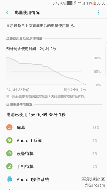 S7E 7.0 Beta7 續(xù)航測試記錄貼