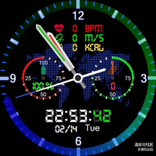 【免費(fèi)表盤】Colorful world 已上傳商店