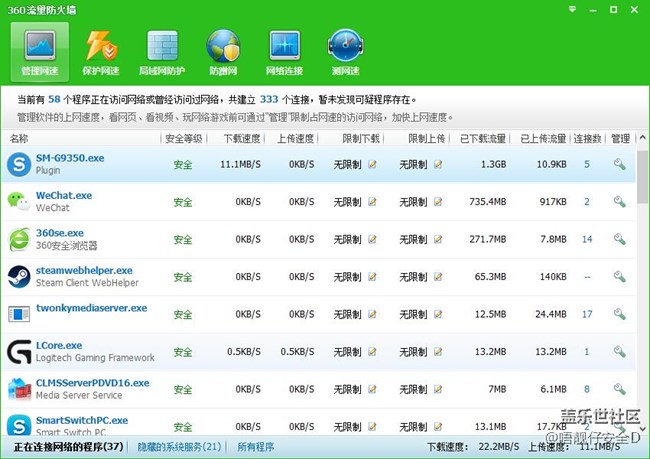 還是半夜更新速度快。100M電信滿速下載