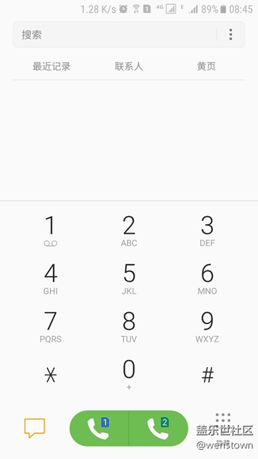 點(diǎn)開“電話”不能直接顯示“最近記錄”嗎？