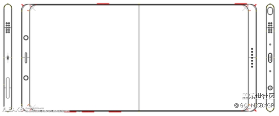 三星Note8設(shè)計(jì)圖曝光：搭載6.4寸4K無邊框屏