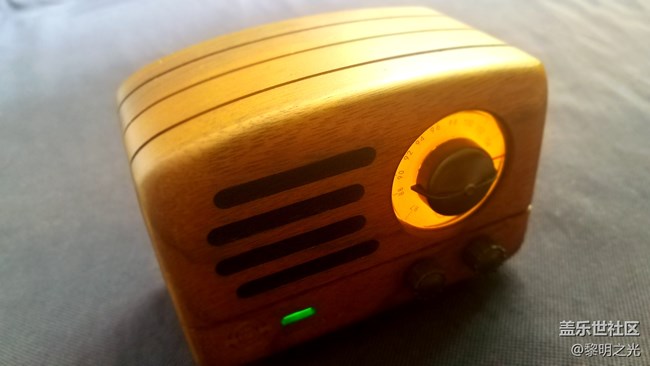 藍(lán)牙音箱收到了