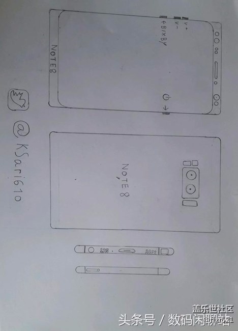 三星Note8原型機(jī)曝光