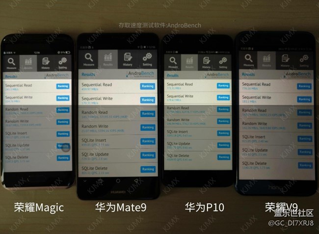 微博都在說華為偷換emmc，大家看看我的ufs速度