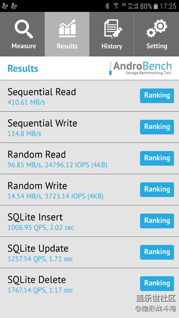 看了華為P10的閃存門(mén)事件后測(cè)試了一下我的三星S7，
