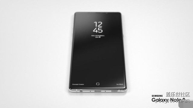 三星Galaxy Note 8概念設(shè)計(jì)：基于S8的擴(kuò)展