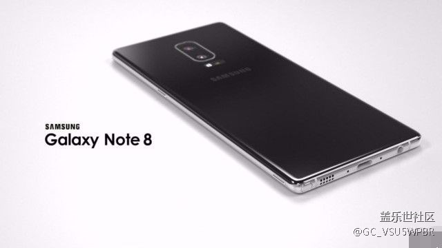 三星Galaxy Note 8概念設(shè)計(jì)：基于S8的擴(kuò)展