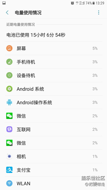 看看我的耗電情況  個(gè)人覺(jué)得這版本還算可以