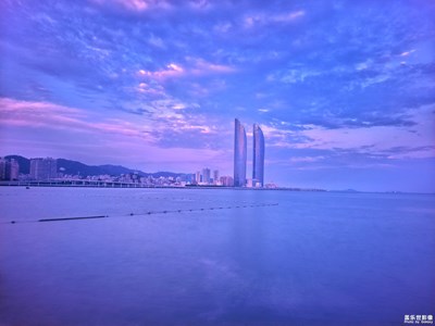 長(zhǎng)曝光下的鼓浪嶼海邊