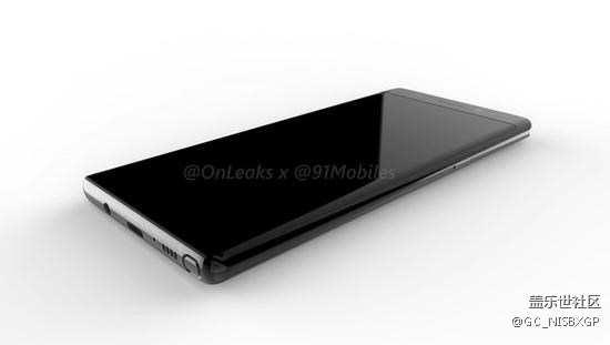 三星Note8渲染圖美得沒話說 配橫排雙攝