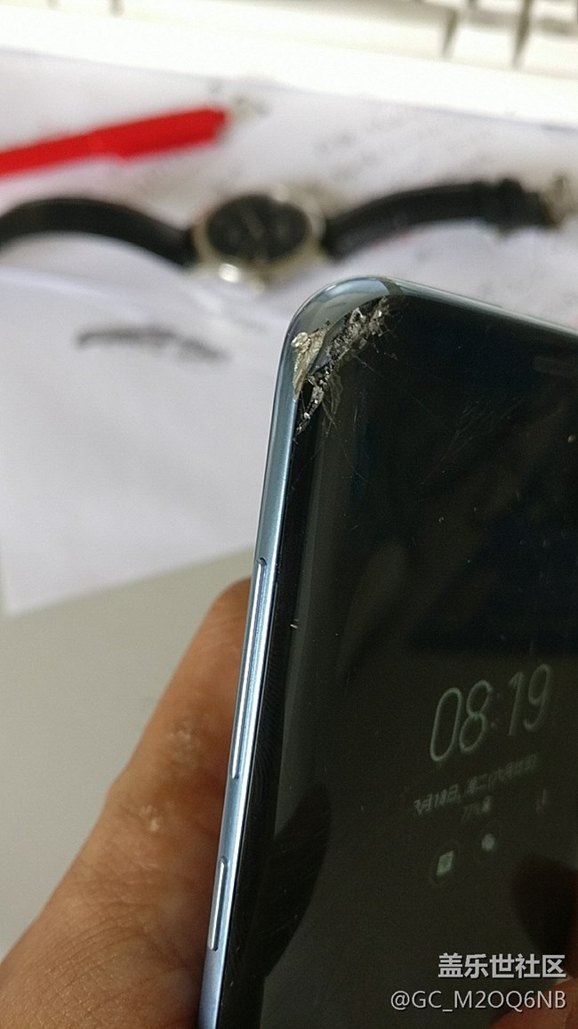 s8+換金屬邊框多少錢？慘不忍睹啊