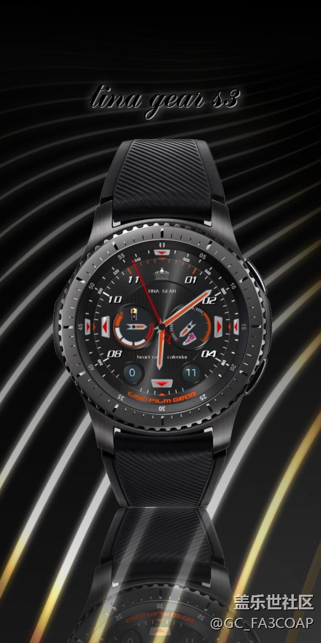 自制的表盤，喜歡的朋友前往應(yīng)用商店下載