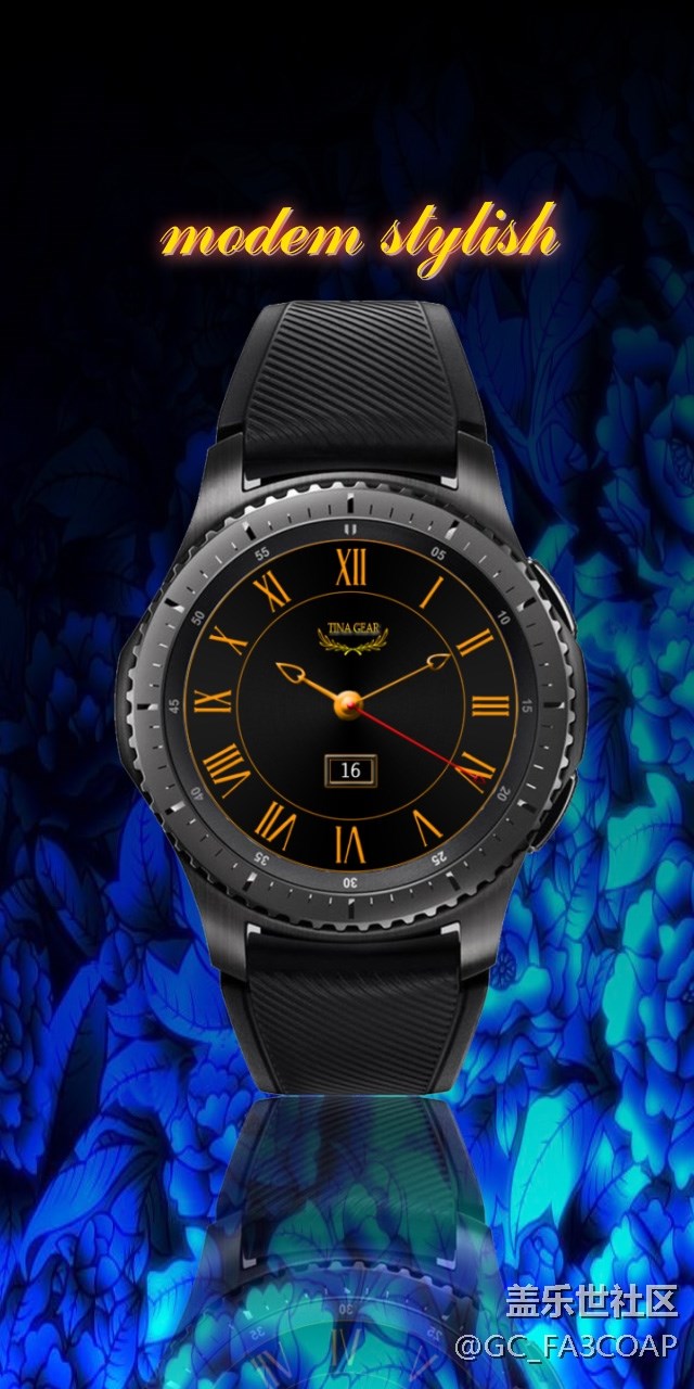 自制的表盤，喜歡的朋友前往應(yīng)用商店下載