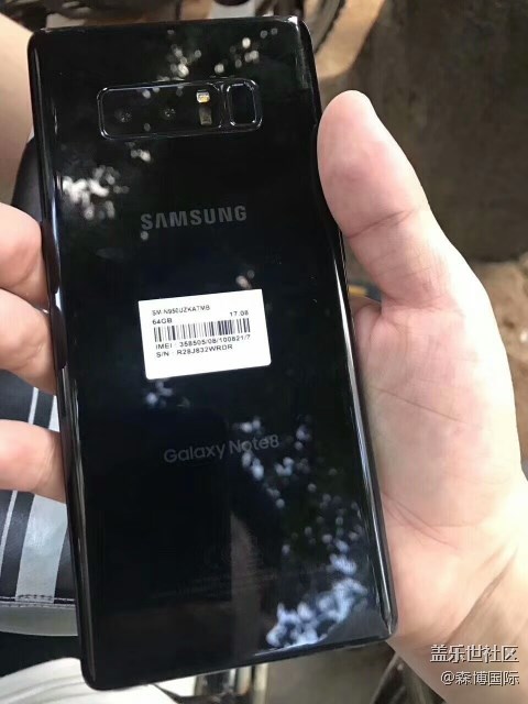 Note8 首選黑色