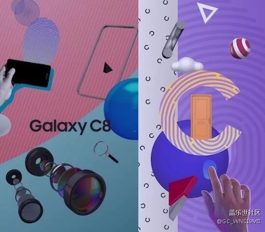 三星Galaxy C8海報(bào)曝光：后置豎排雙攝