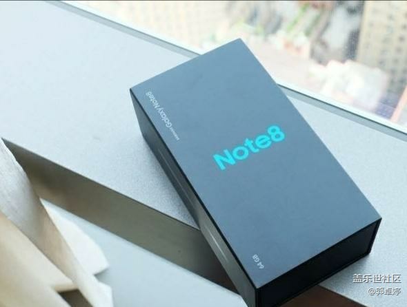 三星note8開箱照